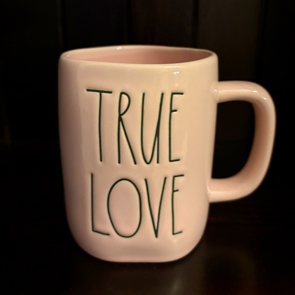 Rae Dunn Pink True Love Mug - Picture 1 of 1